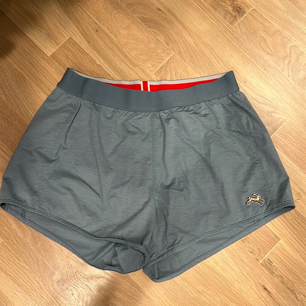 Tracksmith Women’s Session Speed Shorts - Light Blue Medium